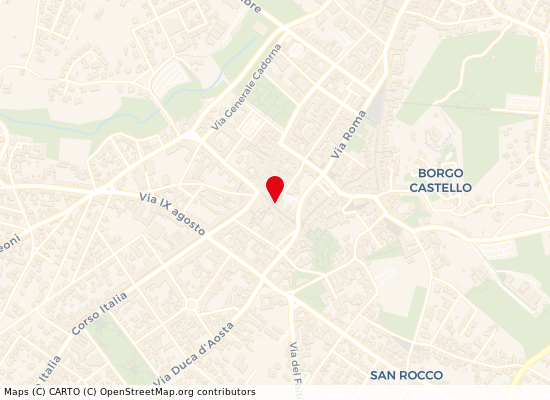 Karte von Corso Verdi  - via Garibaldi - LIONS