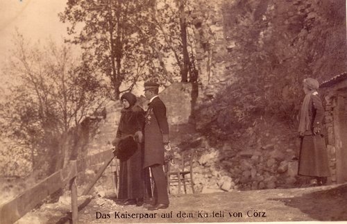 05 Das Kaiserpaar auf dem Kastell von Görz.jpg